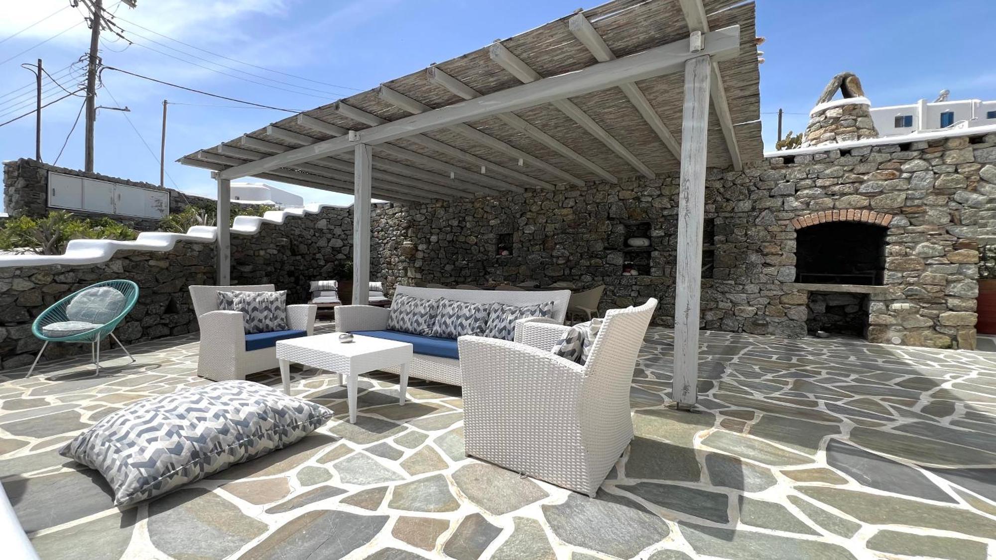 Psarou Summer Villas Eksteriør billede